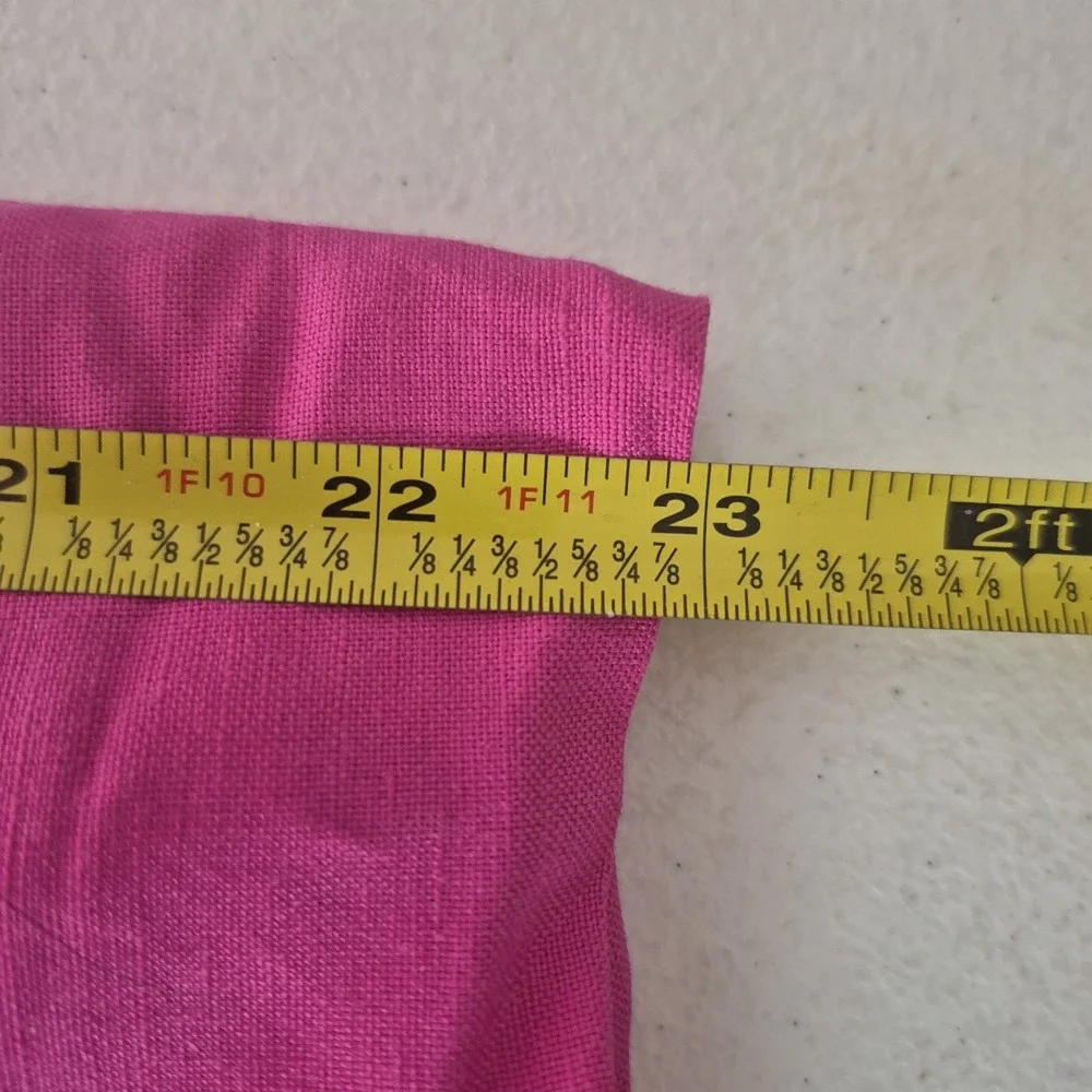 J.‎ G. Hook Suit Jacket Womens 14W Pink Linen Blend Blazer Preppy Vtg NWOT